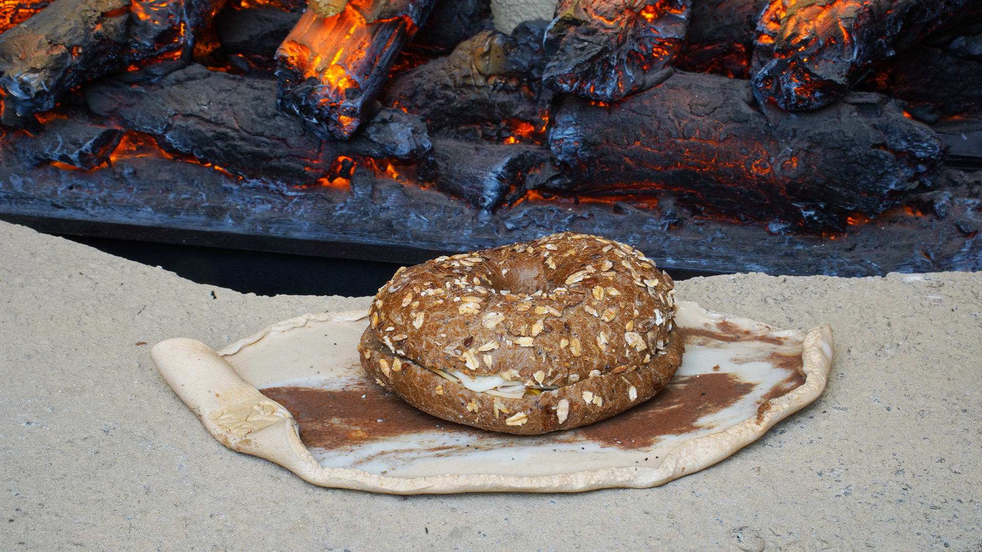Hindi Füme Bagel Sandviç